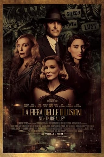 Poster for the movie "La fiera delle illusioni - Nightmare Alley"